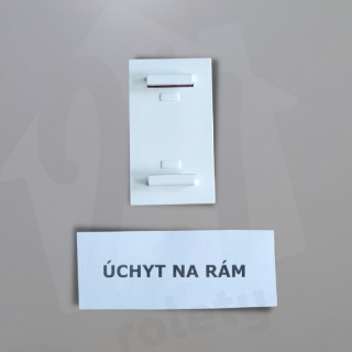 Horní úchyt na rám pro neotvíratelná okna