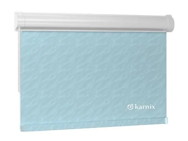 Látková roleta v kazetě AQUA - blankytná
